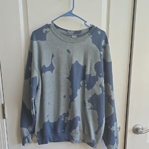 Tie Dye Crewneck Pullover Sweatshirt